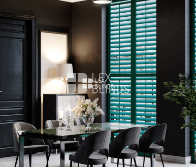 Custom Teal Shutters 89 mm