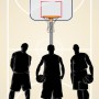 Three Basketball Players
